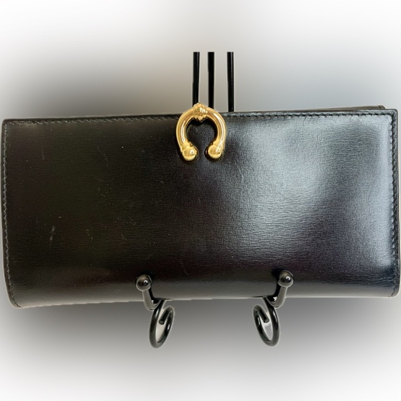 Gucci Horseshoe Leather wallet with box - Picture 3 of 12